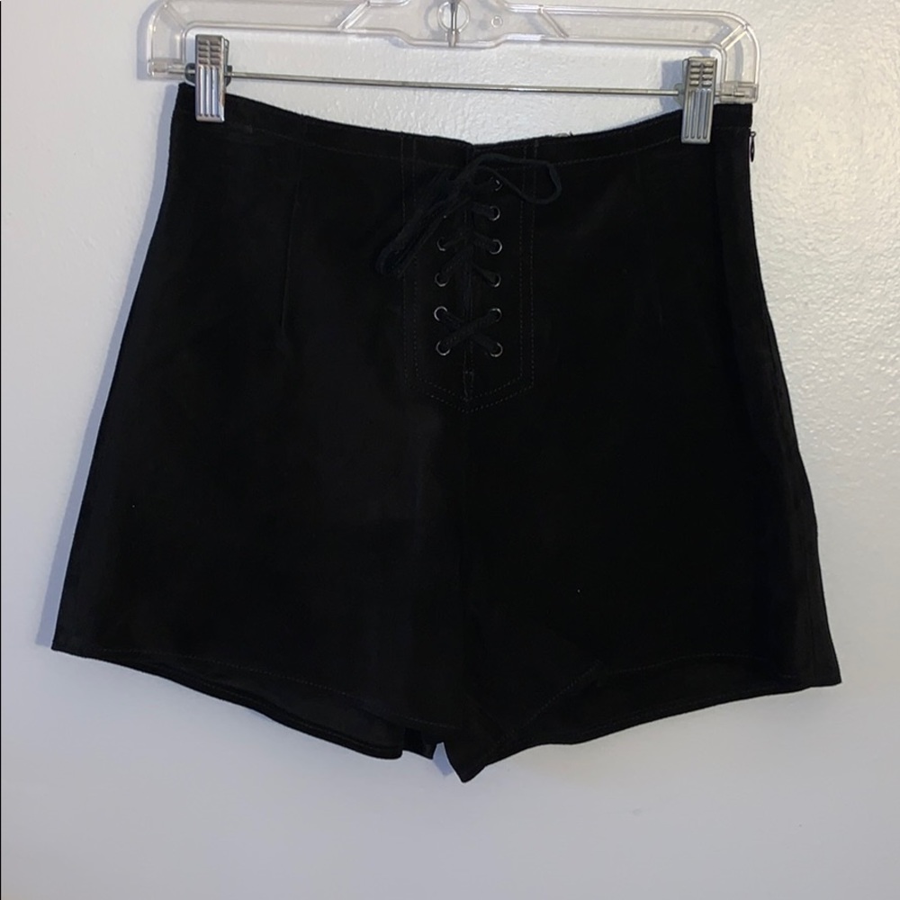 Alexa Chung for AG Suede Shorts